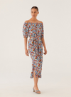 Poolside Garden Print Long Dress from Nice Things