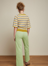Marcie Pants Babyrib in Basil Green from King Louie