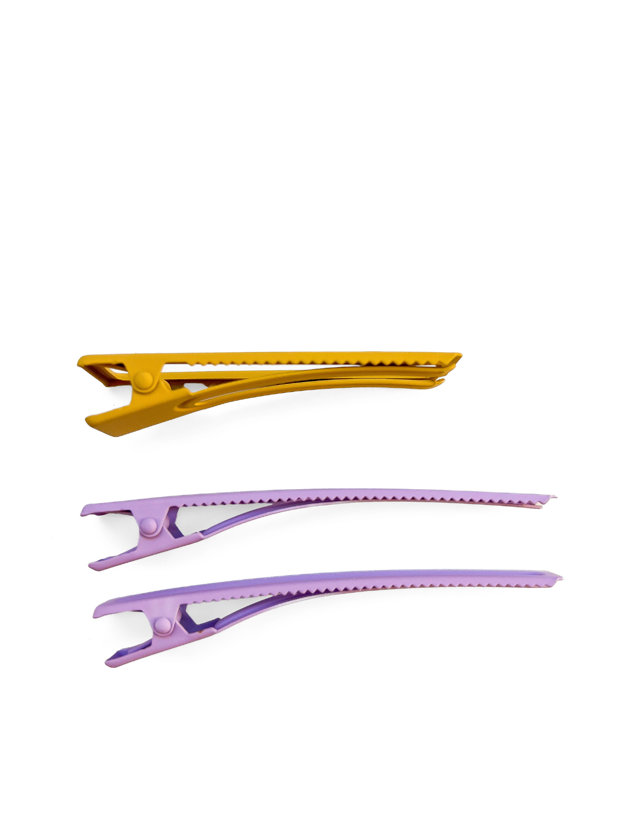 Hair Clip Yarrow In Lilac + Mustard from Nat + Noor