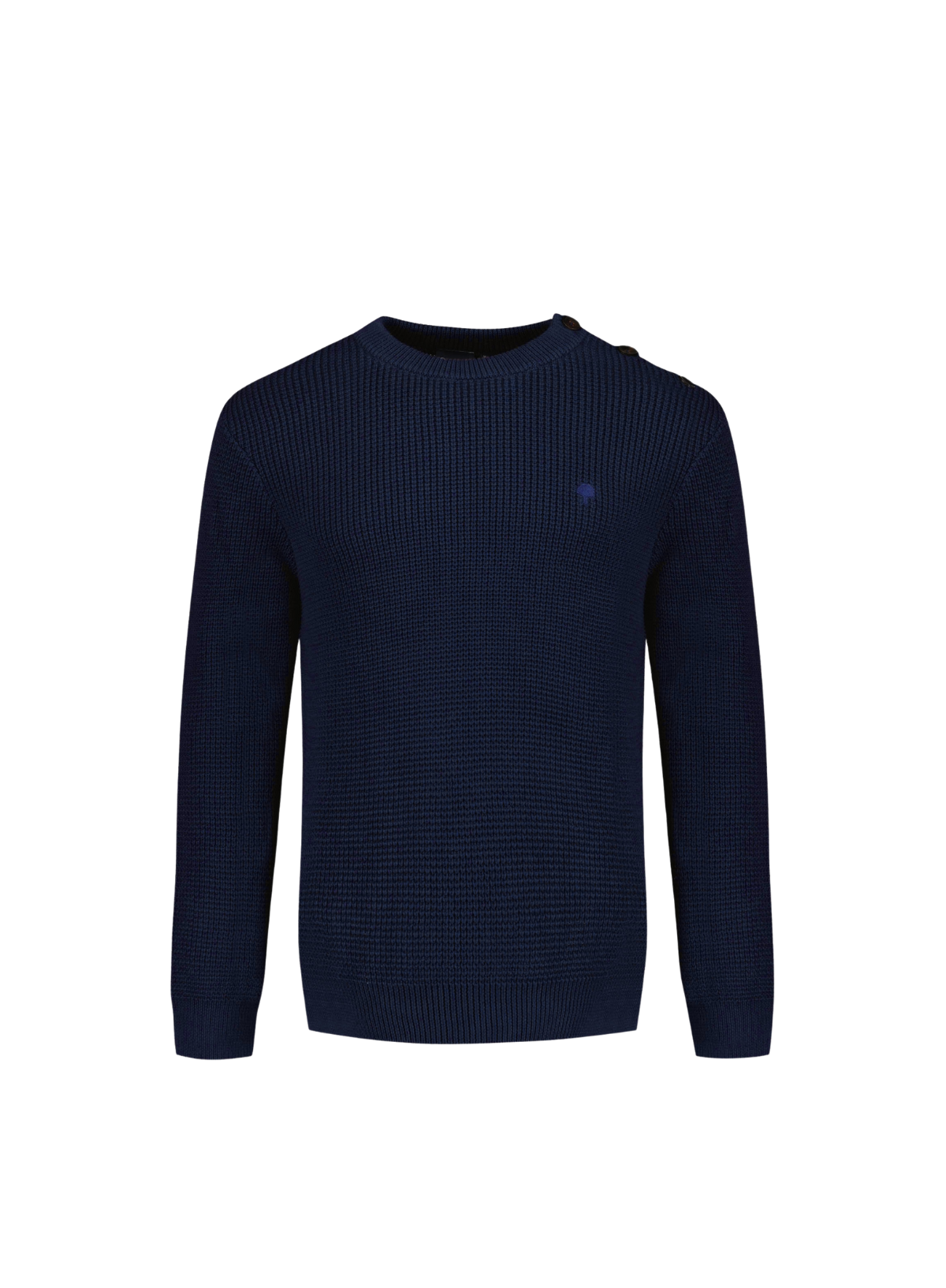Lucio Cotton Sweater in Navy from Faguo