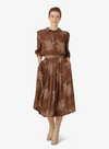 Midi Skirt Print Brown from Noa Noa