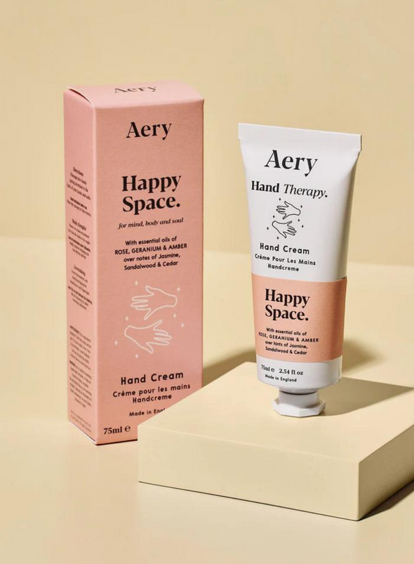 Happy Space Hand Cream - Rose Geranium & Amber from Aery Living