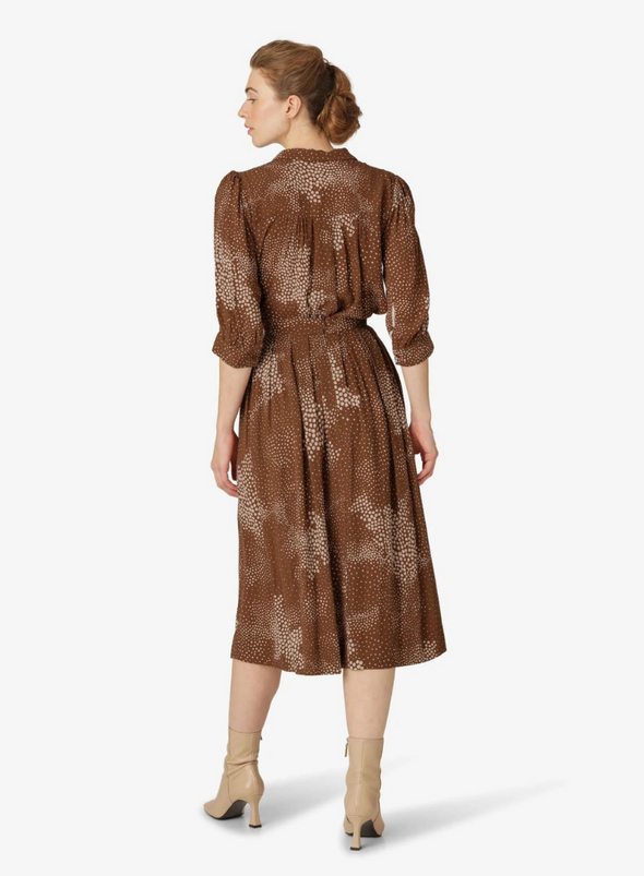 Midi Skirt Print Brown from Noa Noa