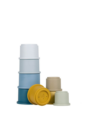Stacking Cups - Blue from Little Dutch