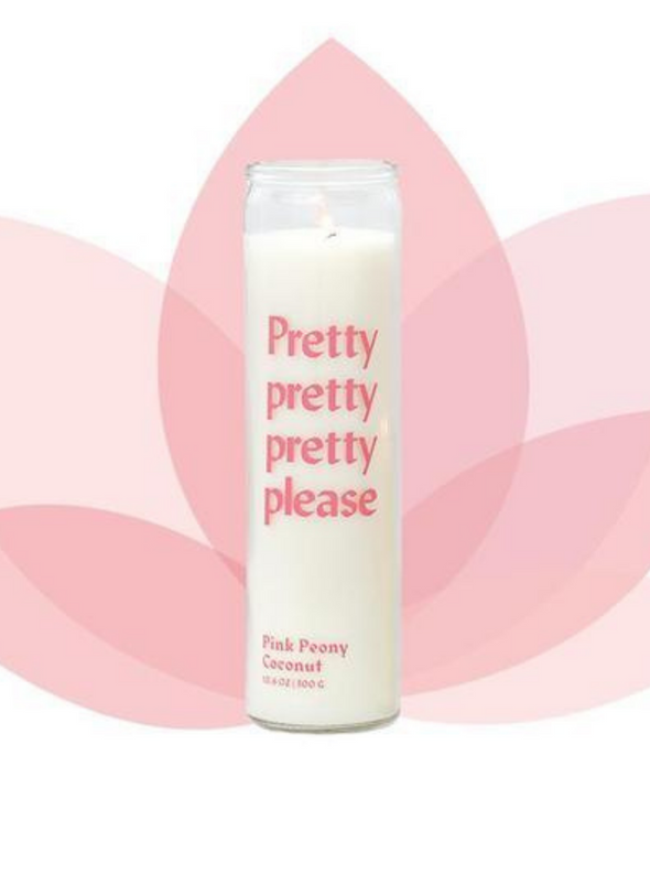 Spark White Pretty Please Prayer Candle from Paddywax