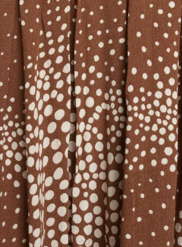 Midi Skirt Print Brown from Noa Noa