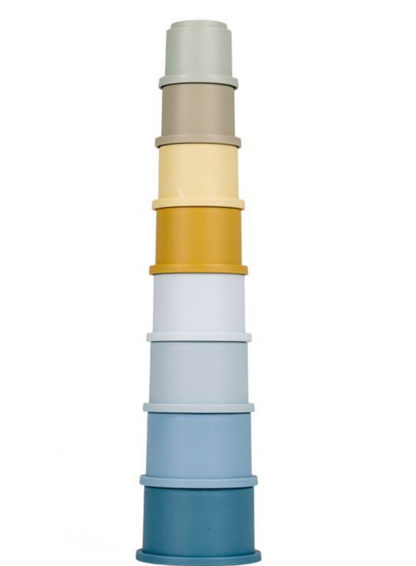 Stacking Cups - Blue from Little Dutch