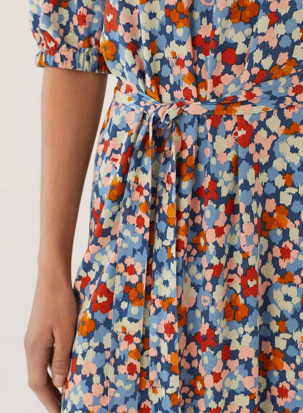 Poolside Garden Print Long Dress from Nice Things