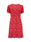 Amoret Fit and Flare Dress Red Star Meadow from Sugarhill