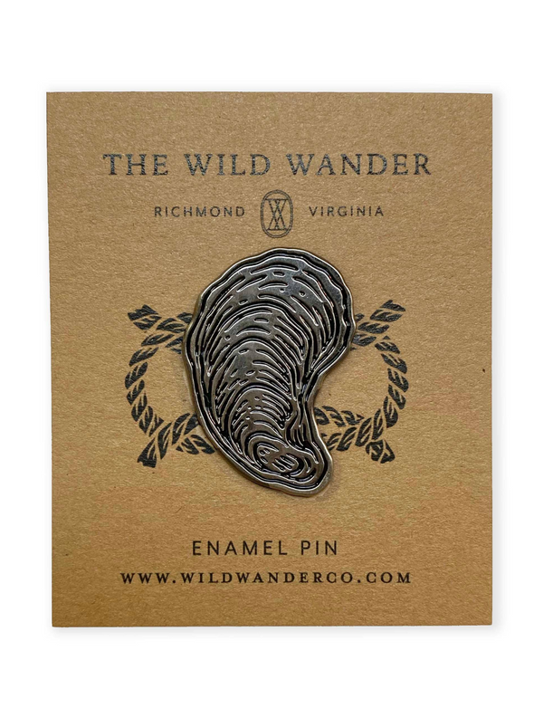 Oyster Enamel Pin from The Wild Wander