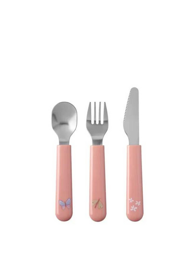 Mepal Children's Cutlery Set Flower and Butterfly from Little Dtuch
