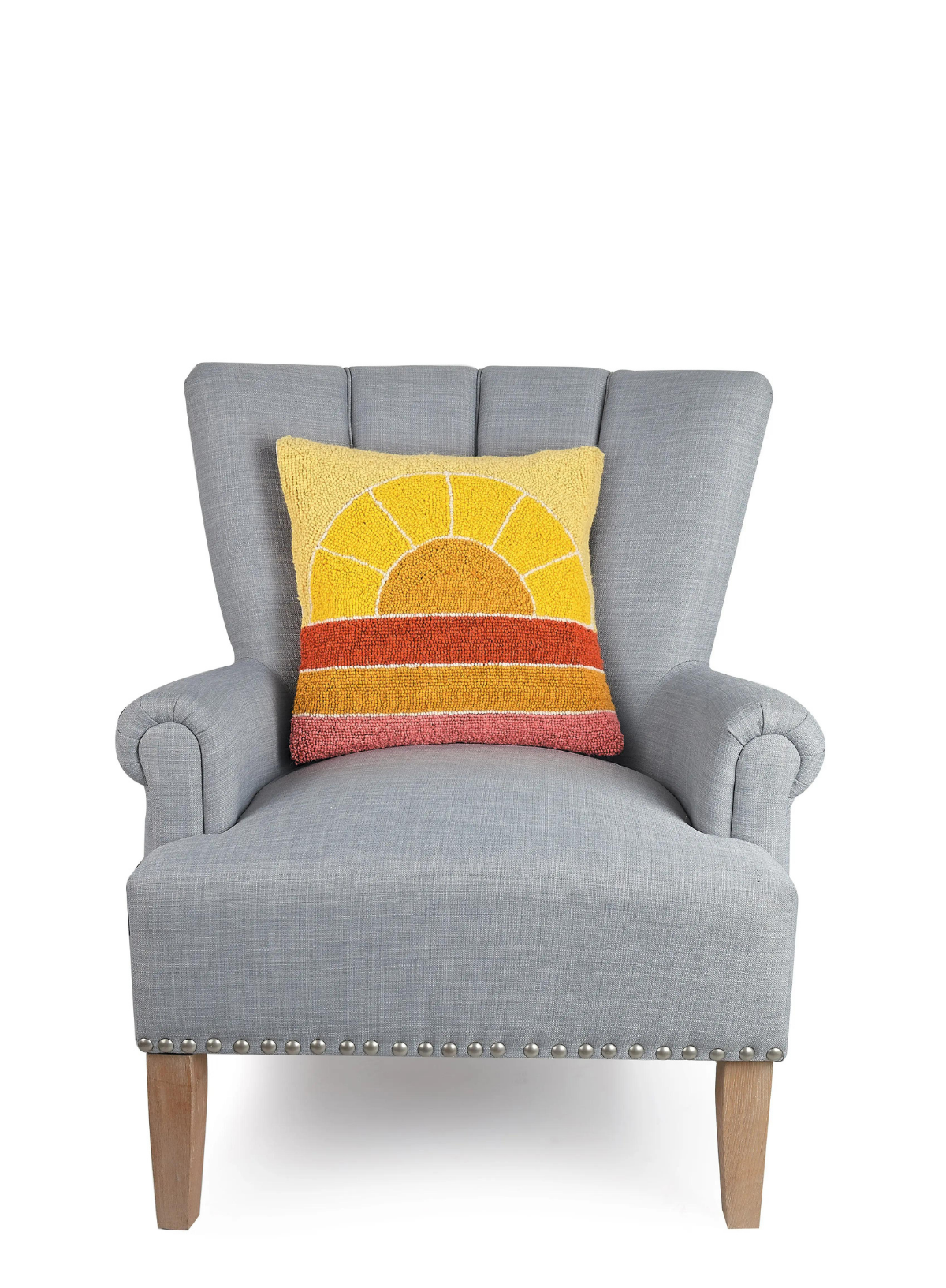 Retro Rainbow Hook Cushion from Peking Handicraft