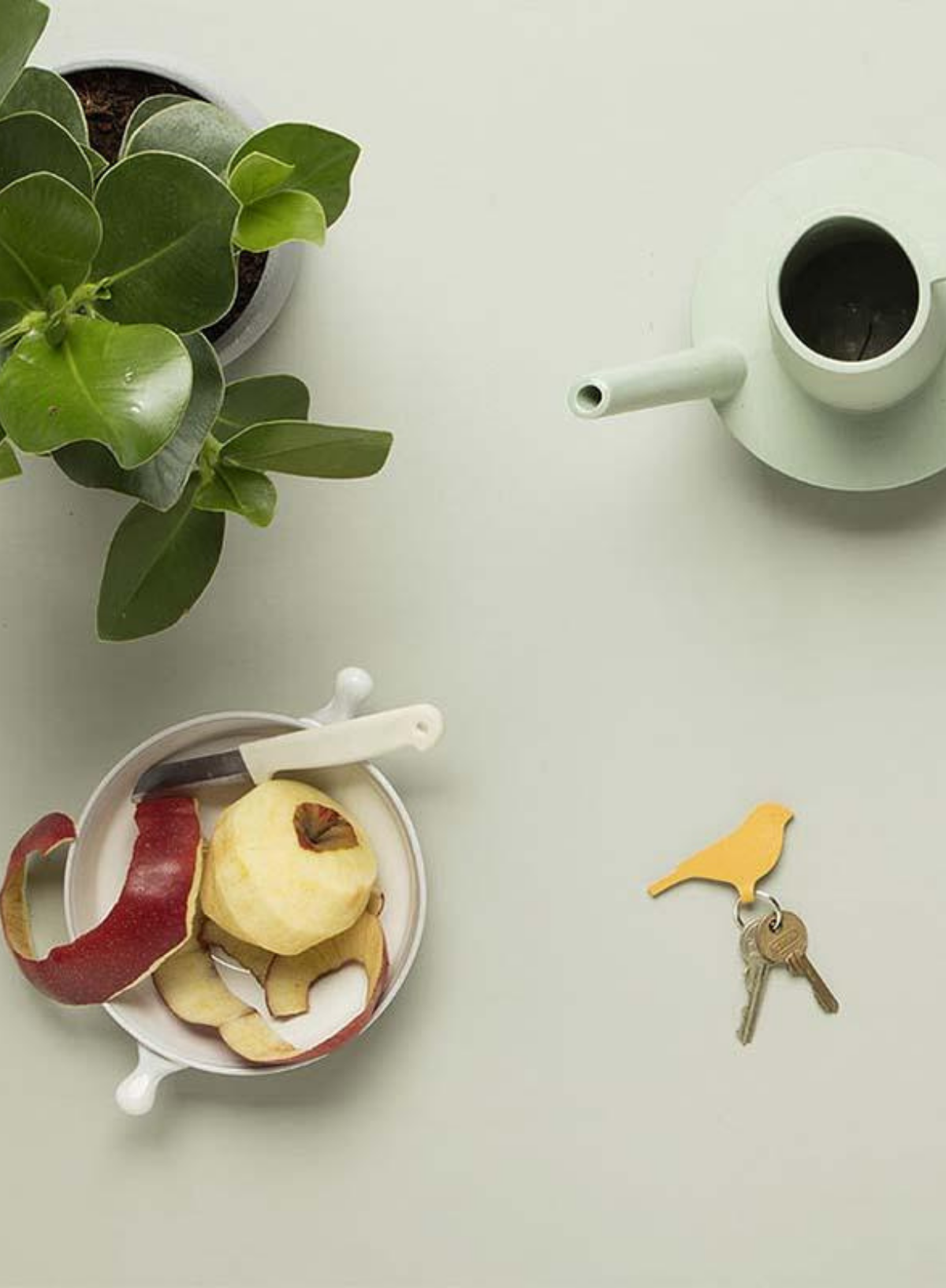 Mini Tweet Keyring in Yellow from Keecie