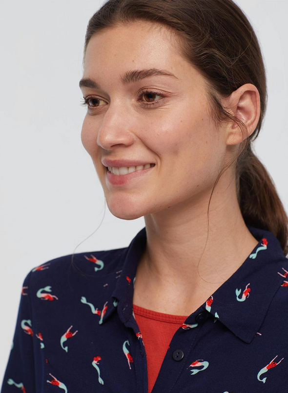 Little Mermaids Print Midi Dress from Nice Things