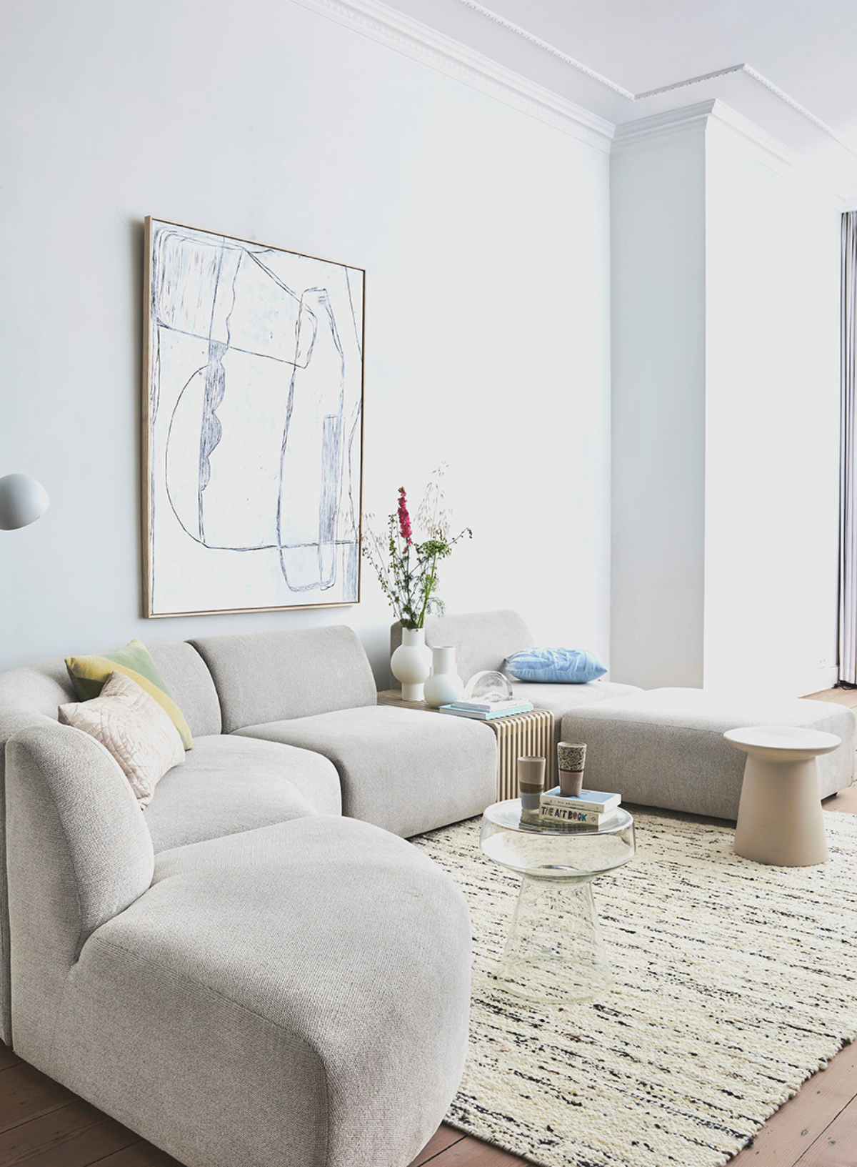 HK Living Ceramic 70's Latte Mug in Lake