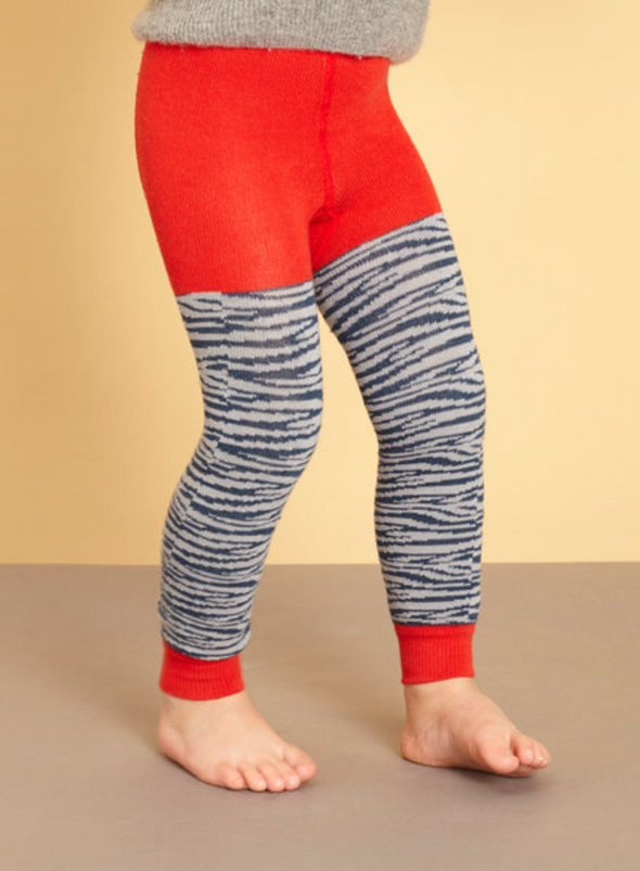 Children Footless Tights- Zebra from Catherine Tough