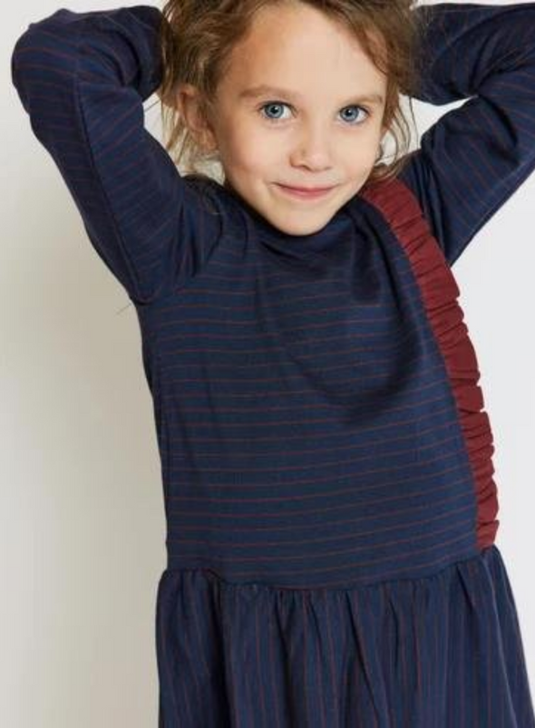 Mini Cherry Mahogany Long Sleeve Dress from Noa Noa