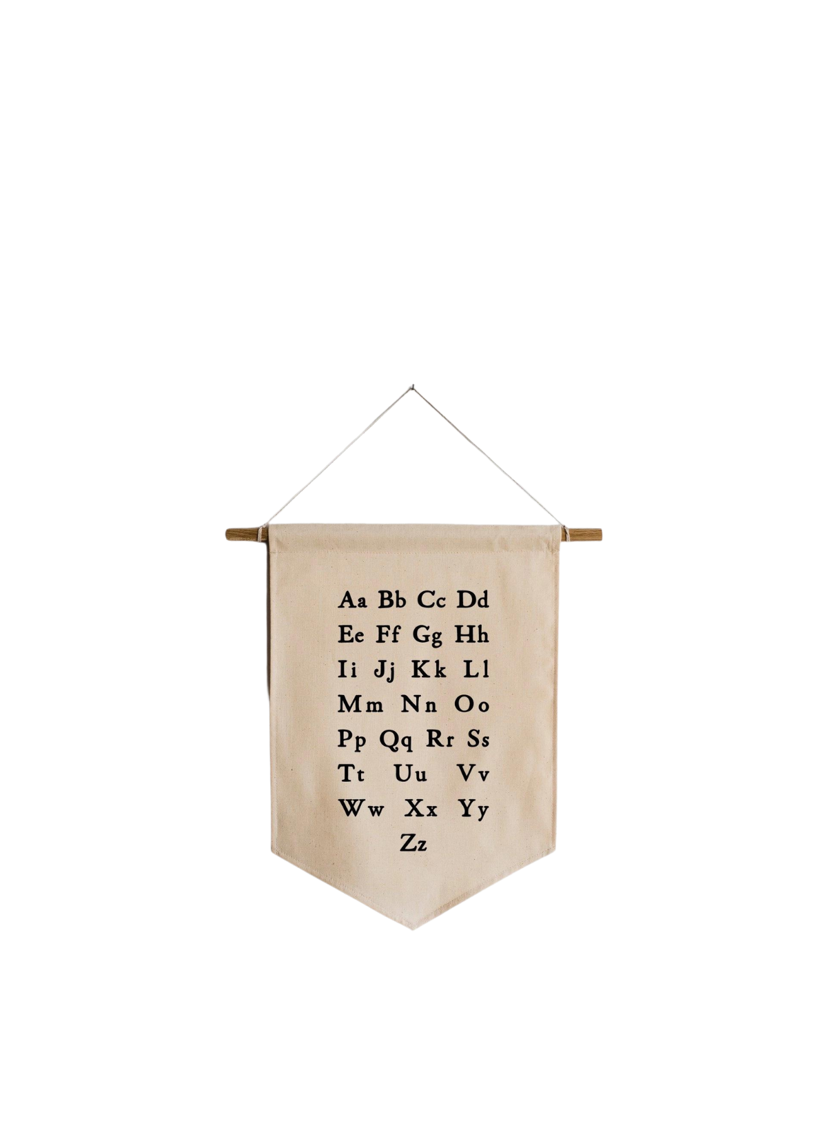 Schoolhouse Alphabet Canvas Banner from Gladfolk