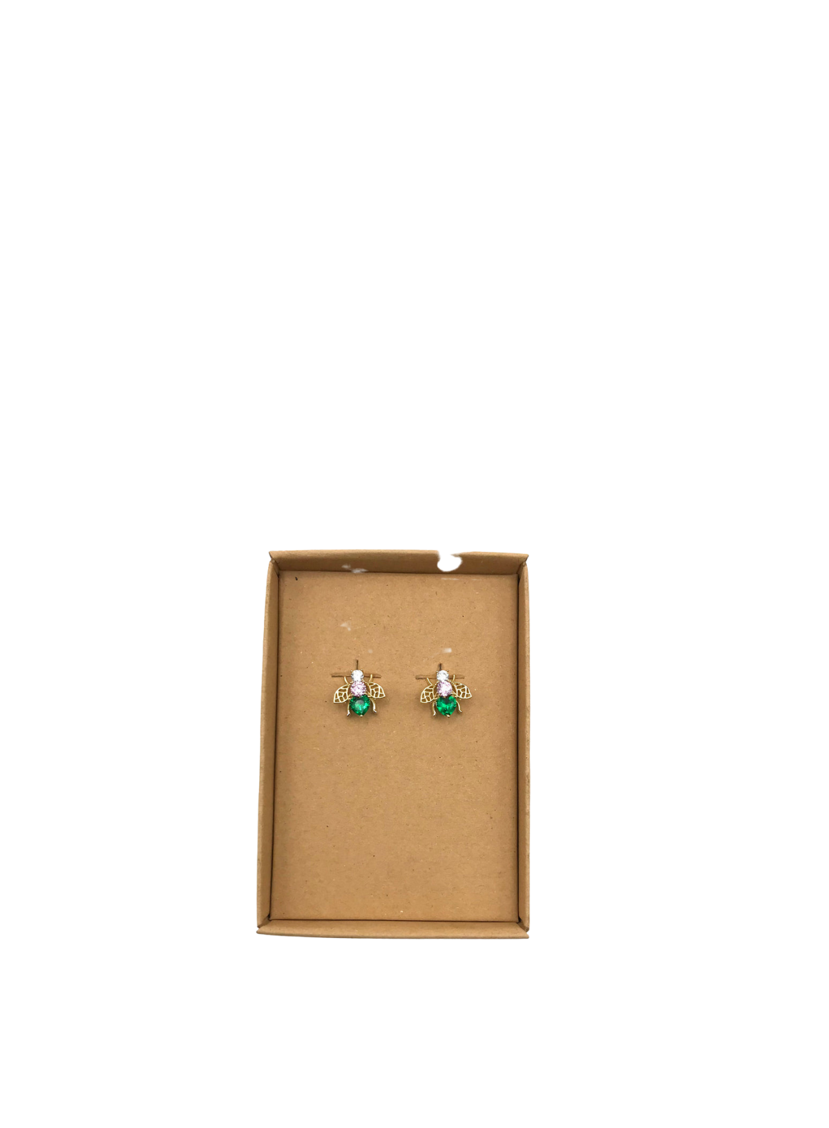 Nouveau Bejewelled Bee Earrings from Sixton