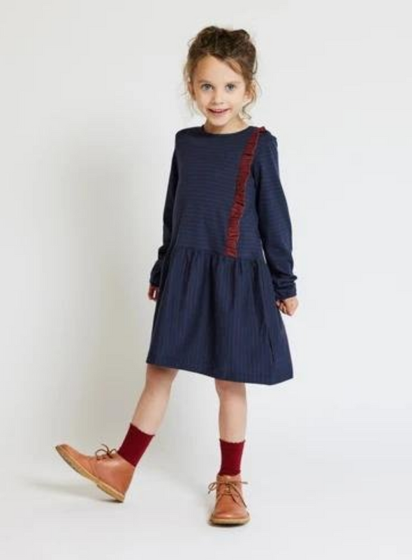 Mini Cherry Mahogany Long Sleeve Dress from Noa Noa