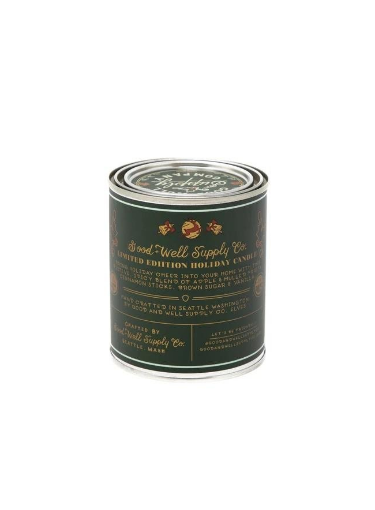 Holiday Cheer Mulled Cider Candle from Good & Well Supply Co.