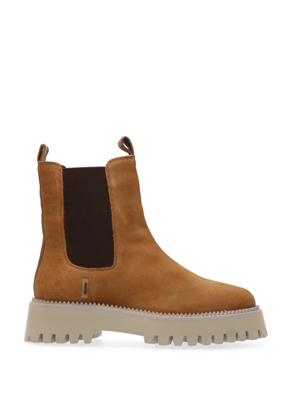 Emma Suede Boot in Cognac from Maruti