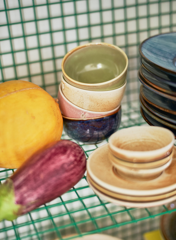 Chef Ceramics Bowl in Rustic Pink from HK Living