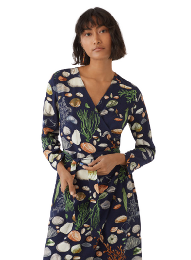 Shore Finds Print Wrap Dress from Nice Things