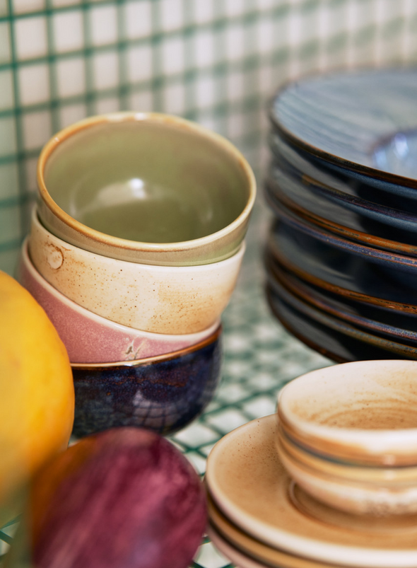 Chef Ceramics Bowl in Rustic Pink from HK Living