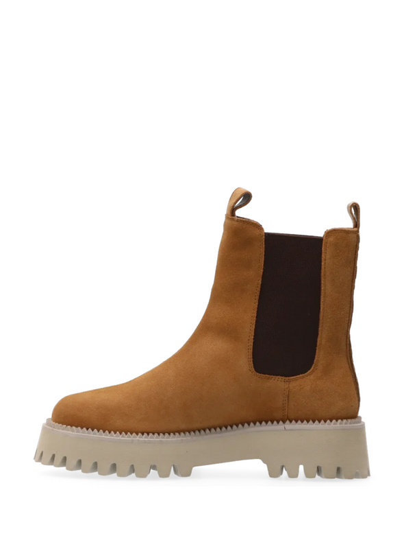 Emma Suede Boot in Cognac from Maruti