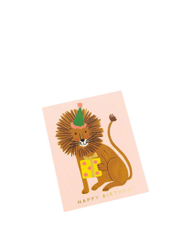 Lion Birthday Card from Rifle Paper Co.