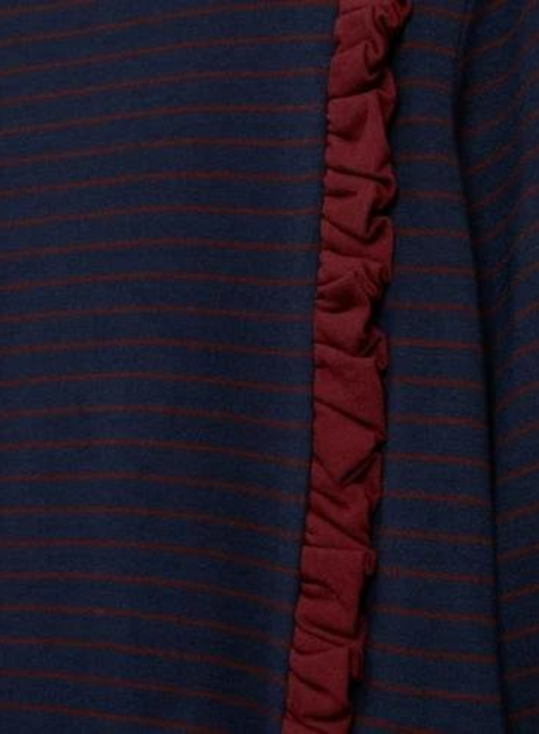 Mini Cherry Mahogany Striped T-Shirt from Noa Noa