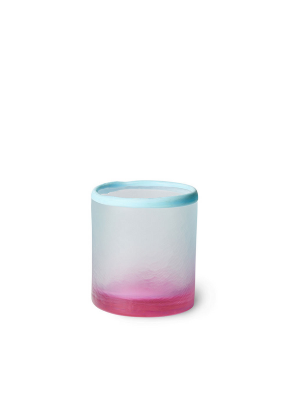 Glass Tea Light Holder in Sky from HK Living