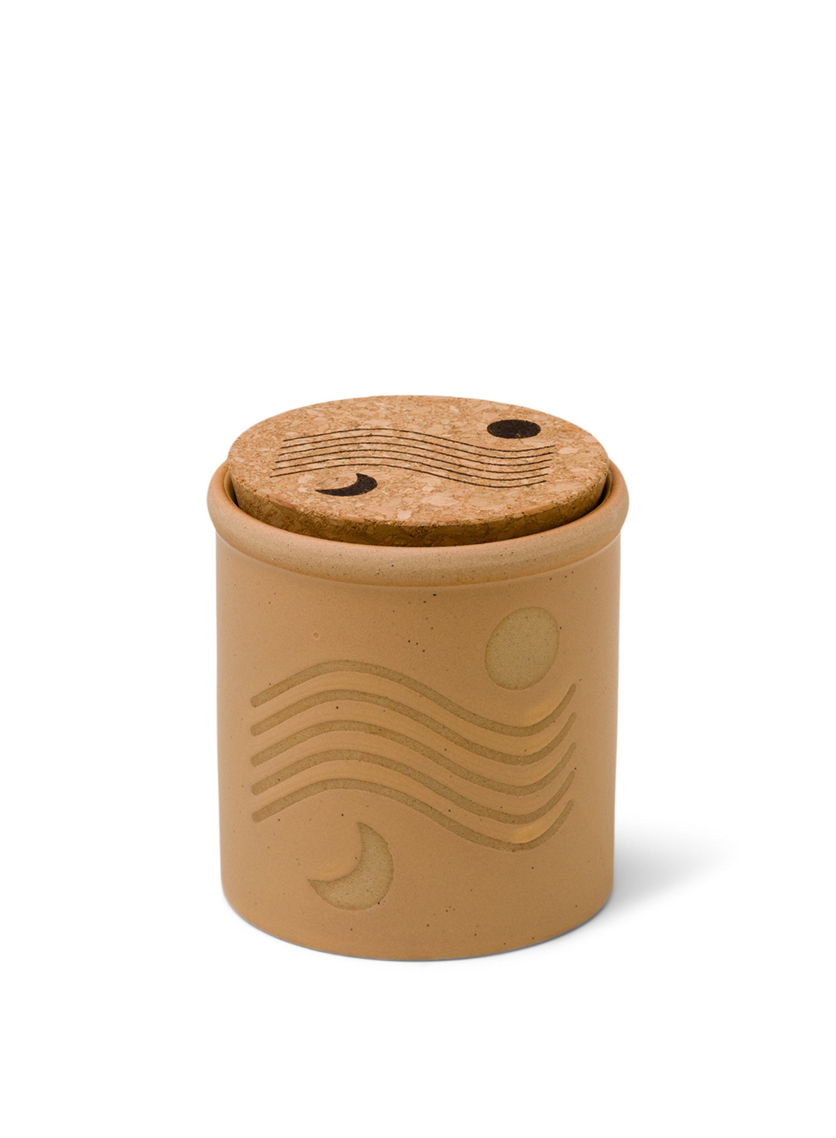 Dune 8oz Yellow Ceramic Orange Zest & Bergamot Candle from Paddywax