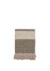 Fidan Green Recycled Cotton Throw from Bloomingville