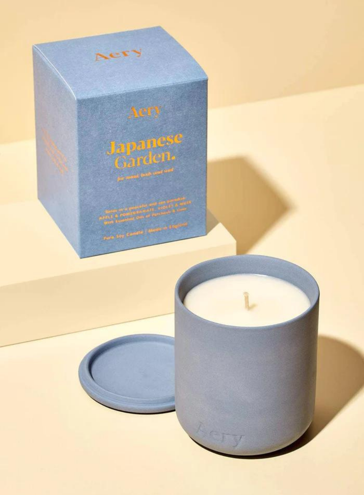 Japanese Garden Scented Candle - Apple Pomegranate & Musk from Aery Living