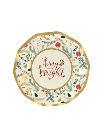 Wavy Salad Plate Holiday Elegance from Sophistiplate