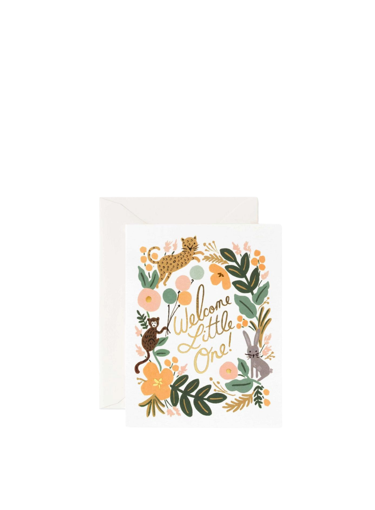 Menagerie Baby Card from Rifle Paper Co.