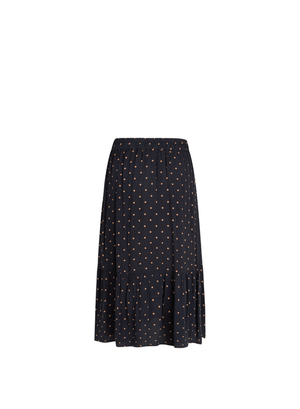 Dotted Moss Skirt in Navy/Brown from Noa Noa