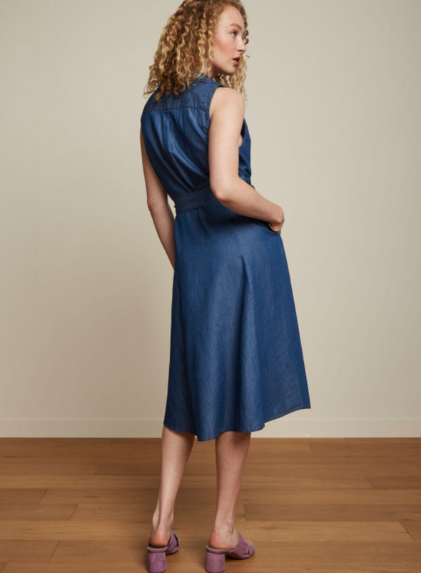 Nova Dress Las Palmas in Bluestone Blue from King Louie