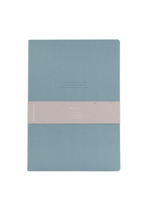 A4 Notebook XL quote in Dusty green from Monk & Anna
