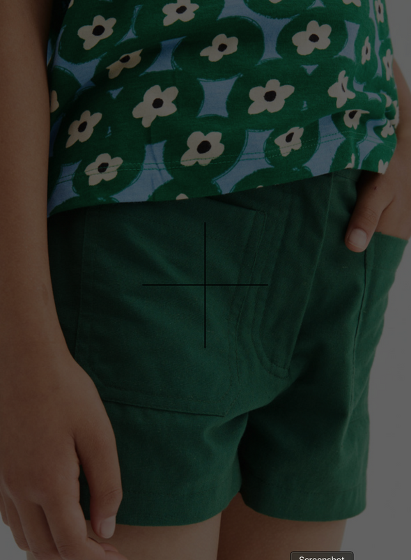 Shorts in Green from Compañia Fantastica Mini