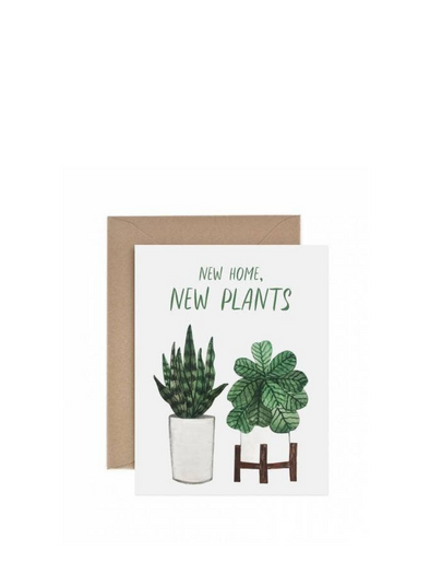 New Home New Plants Housewarming Greeting Card from Paper Anchor Co.