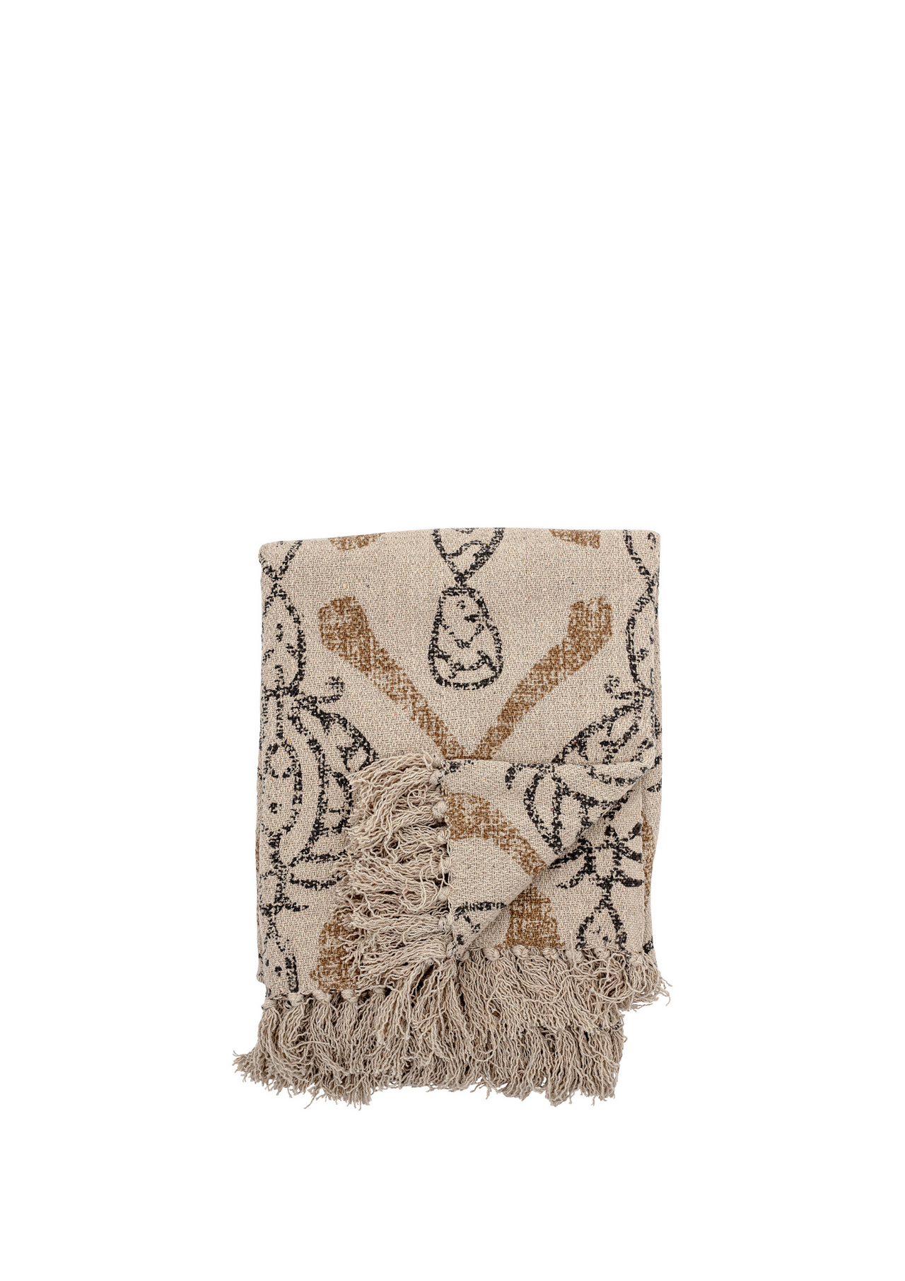 Freddy Recycled Cotton Throw from Bloomingville