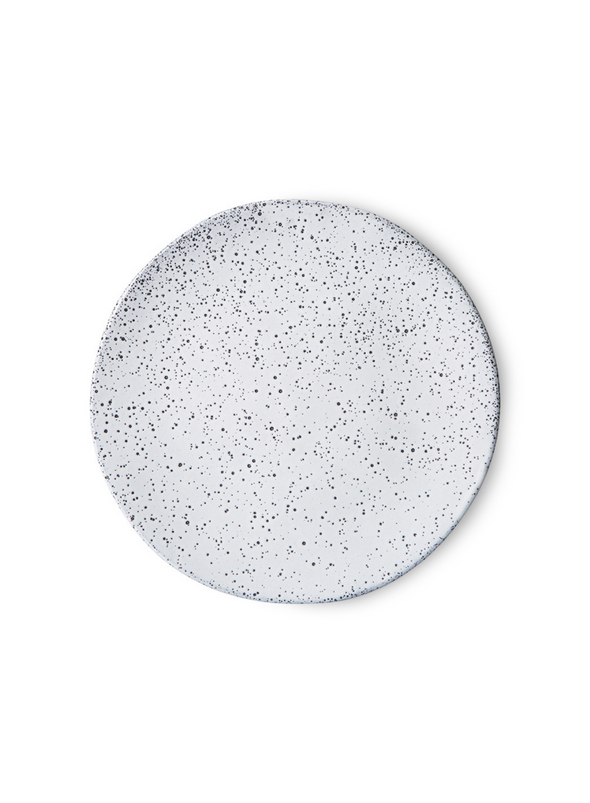 Gradient Ceramics Side Plate in Cream from HK Living