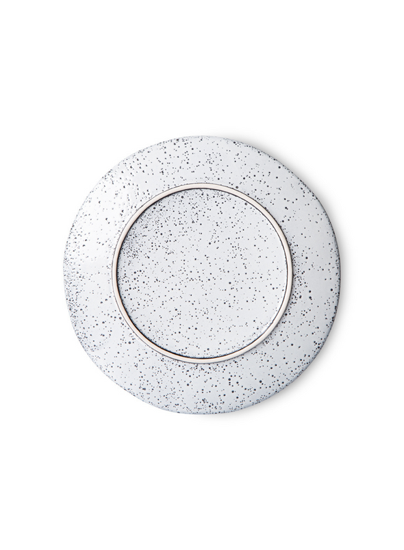 Gradient Ceramics Side Plate in Cream from HK Living