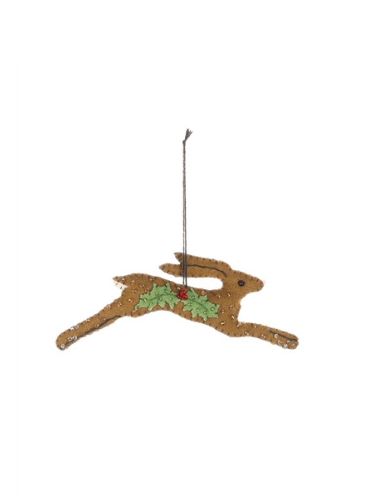 Felt Christmas Hare from Shoeless Joe