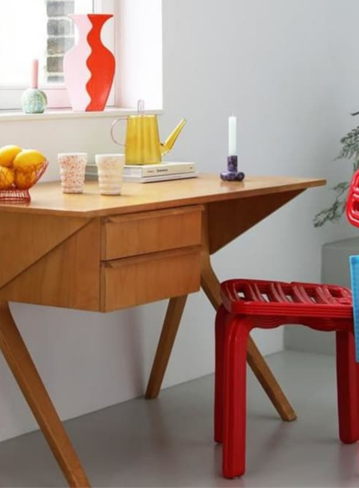 &k Orange Twist Basket