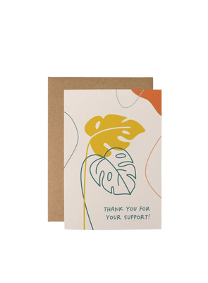 Thank You For Your Support - Card from Graphic Factory
