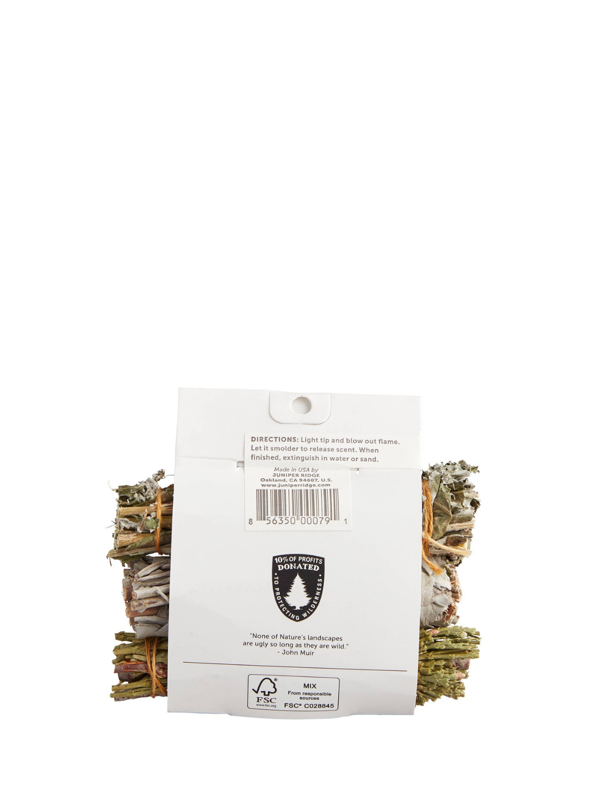 Natural Incense - Cedar| Mugwort | Sage from Juniper Ridge